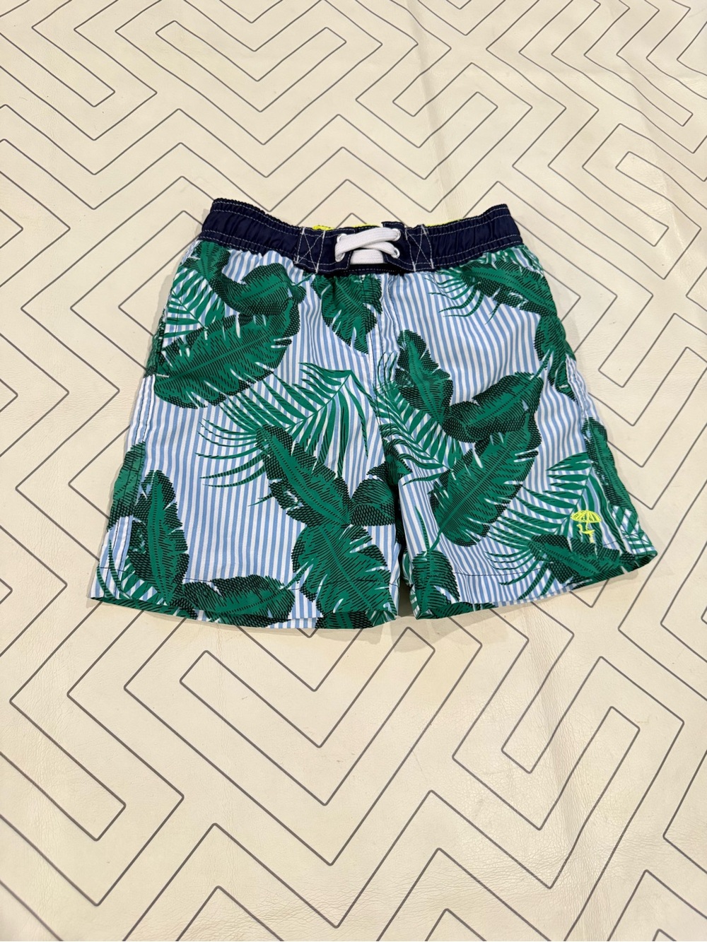 Shade Critters Palm Leaf Swim Trunks